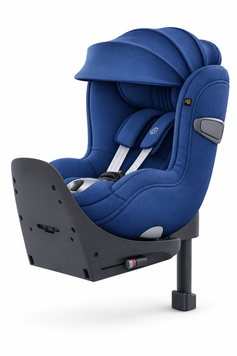Дитяче автокрісло Cybex Platinum Sirona T i-Size з базою ISOFIX 0&ndash;18 кг (45&ndash;105 см) поворот 360&deg; &mdash; синє nt170 фото