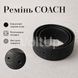 Подарунковий чоловічий набір Coach, гаманець і ремінь 120 см в сірому кольорі з брендовим пакетом ol1006 фото 3