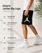 Чоловічі шорти Jordan Big Logo чорні - літні бавовняні шорти Jordan без флісу, розмір L nt744-L фото 3
