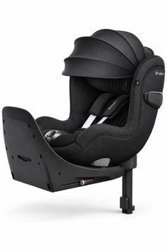 Дитяче автокрісло Cybex Platinum Sirona T i-Size з базою ISOFIX 0&ndash;18 кг (45&ndash;105 см) поворот 360&deg; &mdash; чорне nt169 фото
