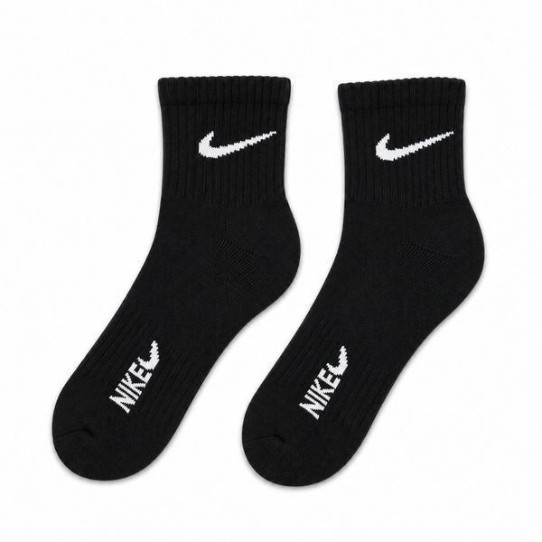 Шкарпетки Nike середні чорні 12 пар розмір 36-39 спортивні шкарпетки під кросівки для тренувань, прогулянок ol585 фото