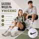 Шкарпетки Nike високі спортивні набір 3 пари розмір 41-44 білі з чорним логотипом довгі шкарпетки для тренувань, спортзалу, школи ol927 фото 3